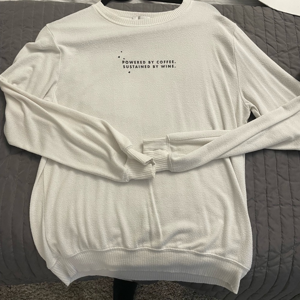 Oversized sweatshirt cream